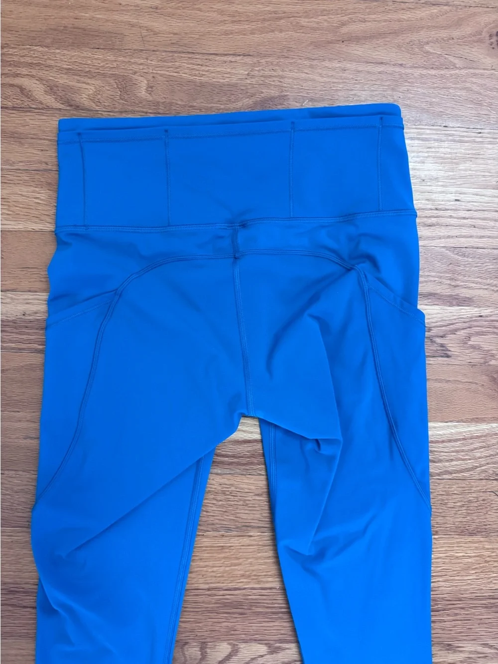 Lululemon Fast & Free Crop Nulux 19” Legging Women’s 6 Capri Blue